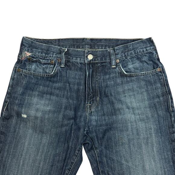 Denim & Supply RL Ralph Lauren Slouch Distressed Straight Leg Jeans Mens 34 x 32 - Picture 4 of 16